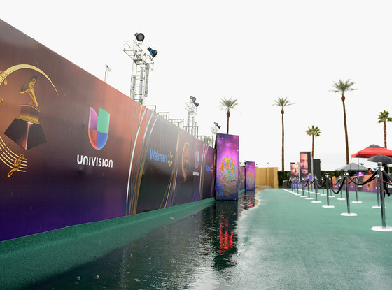 Latin Grammy Awards Flooded Red Carpet Latin Grammy Awards Flooded Red Carpet